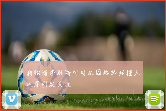 利物浦夺冠游行司机因路怒症撞人认罪引发关注