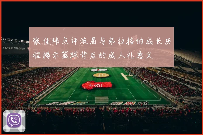 张佳玮点评浓眉与弗拉格的成长历程揭示篮球背后的成人礼意义